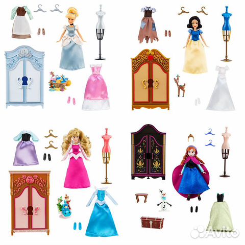 Белоснежка, Золушка, Аврора, Анна (Дисней) Белоснежка, Золушка, Аврора, Анна (Дисней)