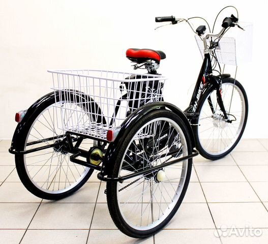 Электровелосипед трехколесный Farmer E-3W 6 ск. 24