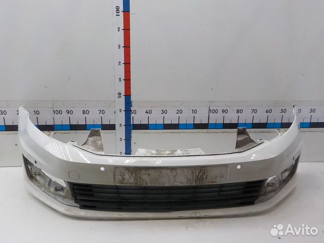Бампер передний на Volkswagen Polo (Sed RUS) Бампер передний на Volkswagen Polo (Sed RUS)