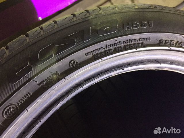 225/45R17 91W Kumho Ecsta HS51 комплект dd 225/45R17 91W Kumho Ecsta HS51 комплект dd