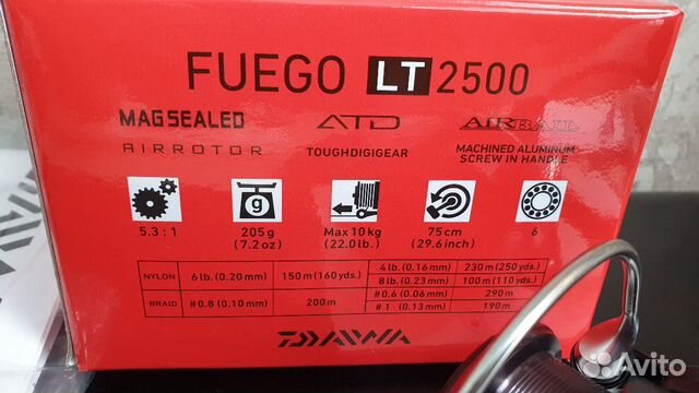 Катушка daiwa fuego lt 2500 Катушка daiwa fuego lt 2500