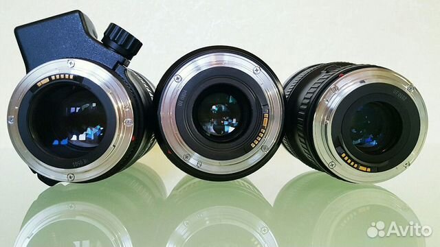 Canon EF 20-35/2.8L, 28-70/2.8L, 80-200/2.8L