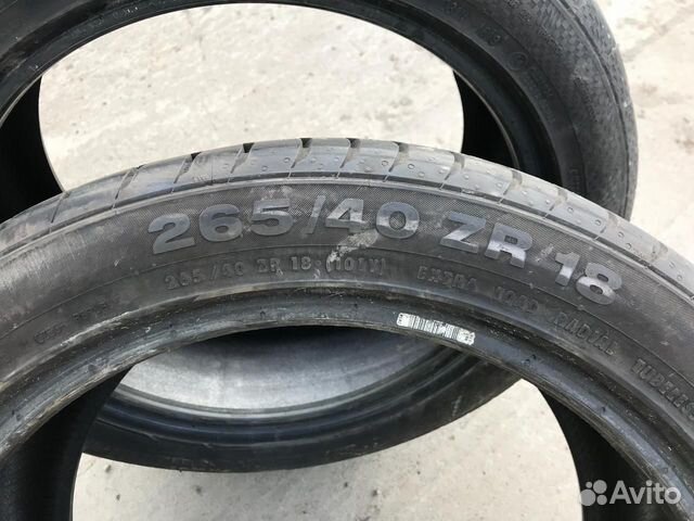 265 40 18 Continental Sport Contact 3, DOT B6 265 40 18 Continental Sport Contact 3, DOT B6
