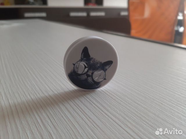 Pop-socket кот в очках