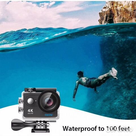Экшн-камера eken Ultra HD 4 К 25FPS Wi-Fi 1080P