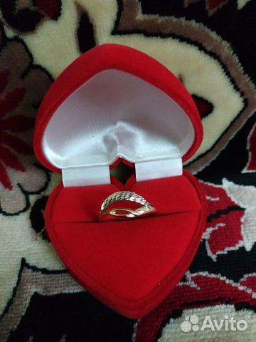 Кольцо золотое (585) проба