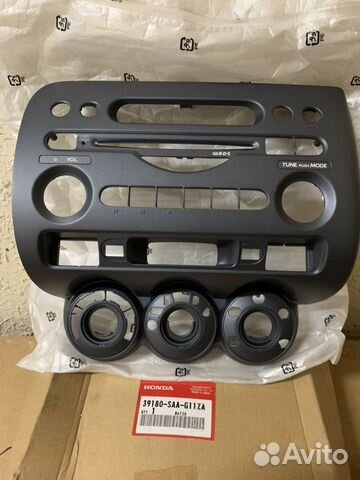 Рамка магнитолы и климата Honda Jazz Рамка магнитолы и климата Honda Jazz