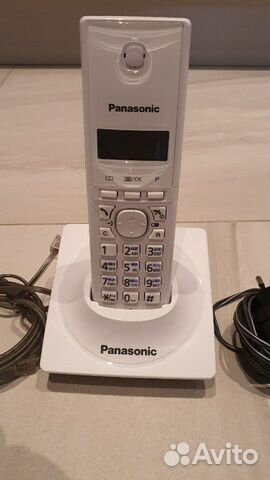 Радиотелефон dect Panasonic белый