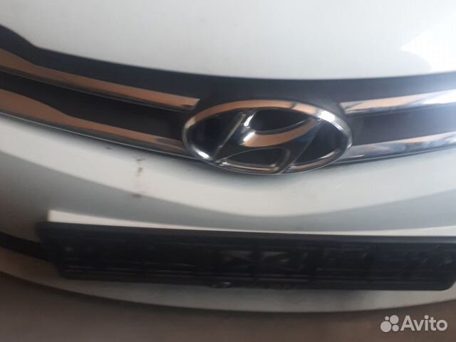 Решётка радиатора Hyundai Solaris