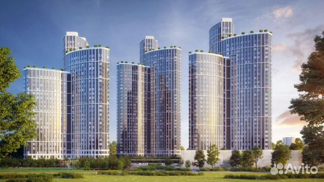 1-к квартира, 49.6 м², 25/35 эт.