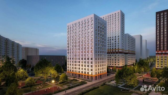 2-к квартира, 54 м², 4/25 эт.