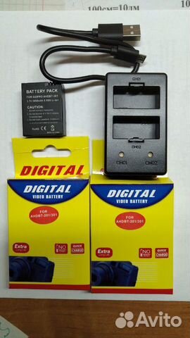 Аккумулятор для экшн-камеры palo 1600 мАч для GoPr Аккумулятор для экшн-камеры palo 1600 мАч для GoPr