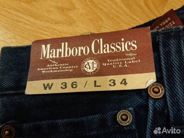 Джинсы Marlboro classics 36/34 новые оригинал Джинсы Marlboro classics 36/34 новые оригинал