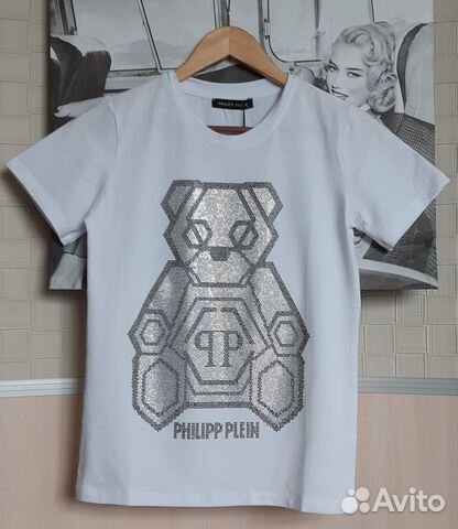 Футболка Philipp Plein женская S,M,L Футболка Philipp Plein женская S,M,L