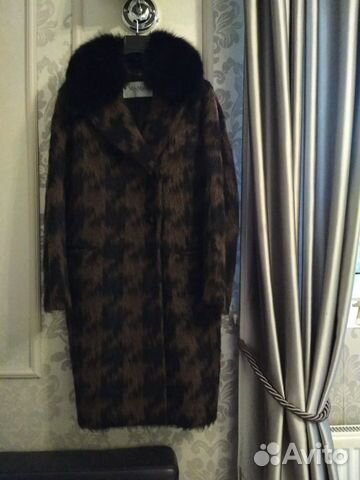 Пальто шуба зимнее Max Mara оригинал