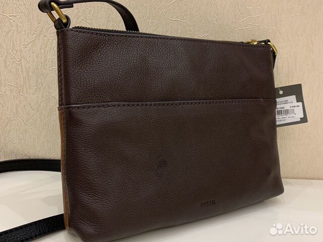 Сумка Fossil коричневая кроссбоди