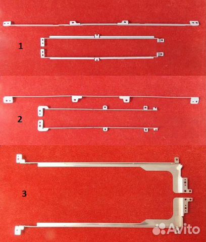 Петли, шлейфы, опорные планки матриц ноутбуков