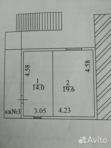 1-к квартира, 33.6 м², 2/2 эт.