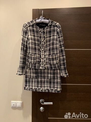 Костюм твидовый zara Костюм твидовый zara