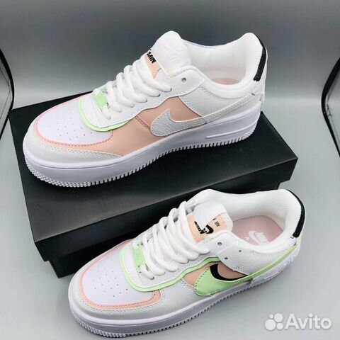 air force 1 pink and green