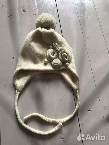 Шапка зимняя шерстяная 1-3 года