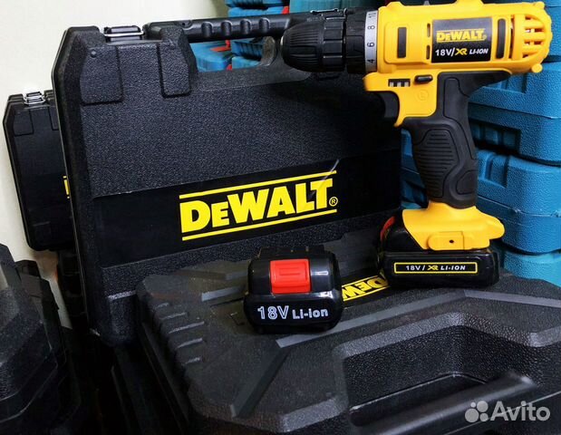 Шуруповерт Dewalt 14.4-36v шуруповерты новые