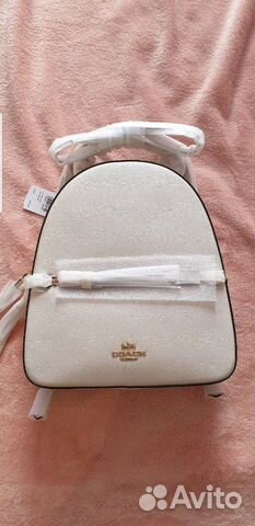 Новый белый рюкзак Coach оригинал Новый белый рюкзак Coach оригинал