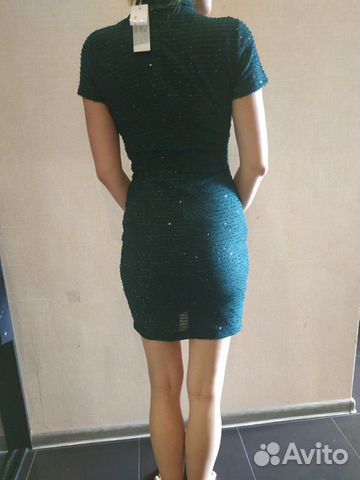 Платье вечернее, с блестками