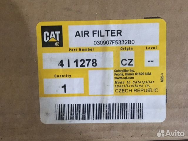 Фильтр воздушный кабины cab air filter Фильтр воздушный кабины cab air filter