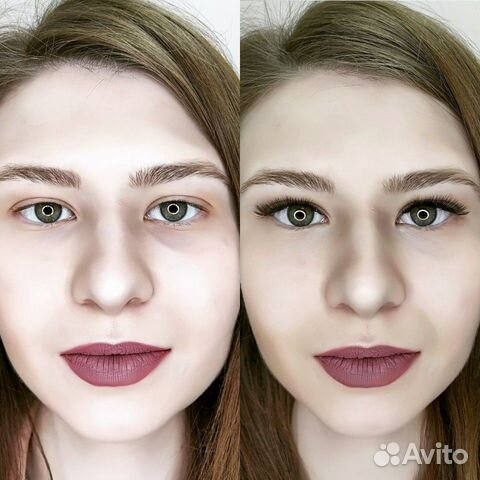 Наращивание ресниц, объём 1d, 2d,3d