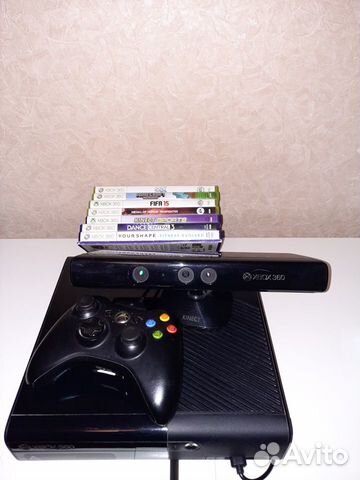 Xbox 360 E 500 Gb + Kinect + Игры
