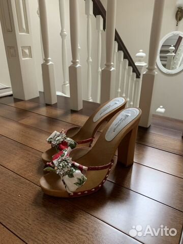 Босоножки Сабо Valentino и D&G