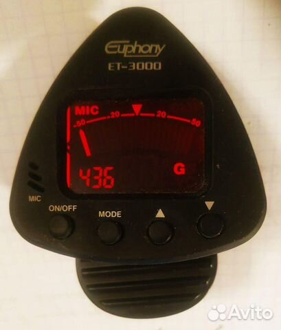 Euphony ET-3000 цифровой стрелочный тюнер-прищепка