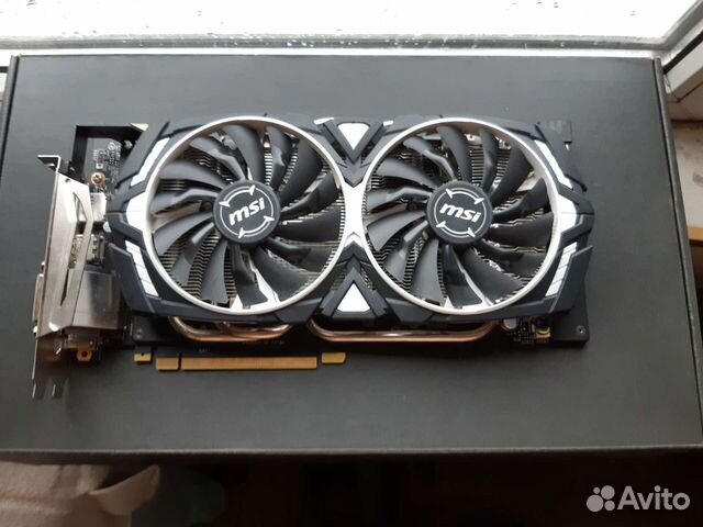 Видеокарта MSI GeForce GTX1070 armor OC 8GB 256bit