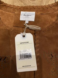 Жилет Pepe Jeans. Натуральная замша. Новый
