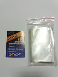 Протекторы для игры в карты 66мм/93мм (новые)
