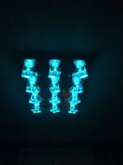 Люстра с пультом управления и 6 цвета переходить