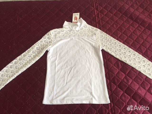 Блузки белые школьные новые