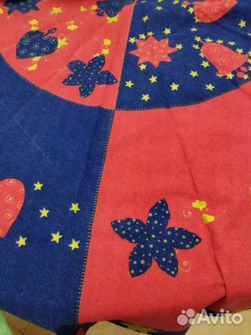 Скатерть новогодняя круглая