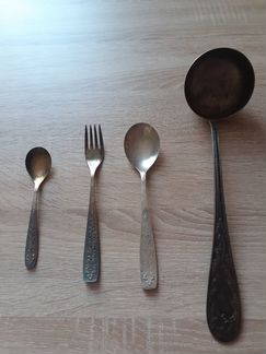 Столовые приборы мельхиор СССР (клеймо мнц -Ц)