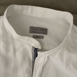 Рубашка Zara Man, белая, L