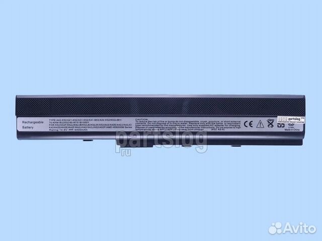 Аккумулятор для Asus A32-K52 10.8V 4400mAh