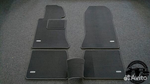 Серые автомобильные коврики для Mercedes-Benz w124