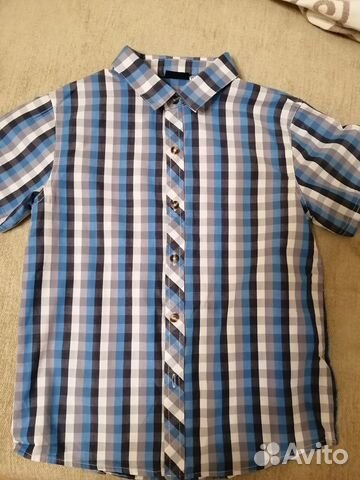 Рубашка в клетку 152