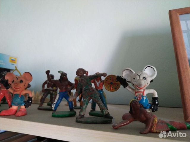 Игрушки СССР солдатики