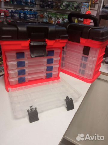 Ящик рыболовный с 4 коробочками tool box