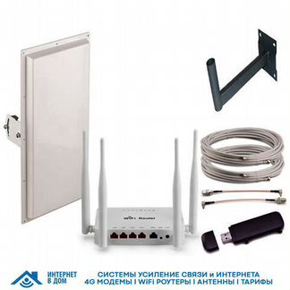 Интернет комплект на дачу(Новый). Sim+модем+роутер