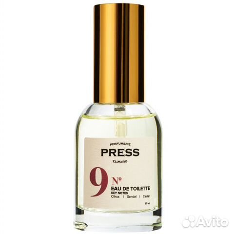 Press Gurwitz Perfumerie No 9 туалетная вода 30 мл