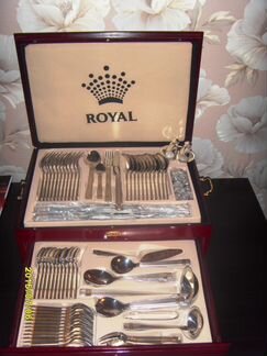 Набор столовых приборов royal 75 предметов (новый)