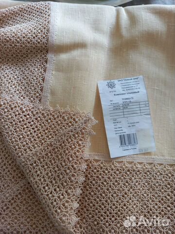 Комплект столовый 100 лен (новый)